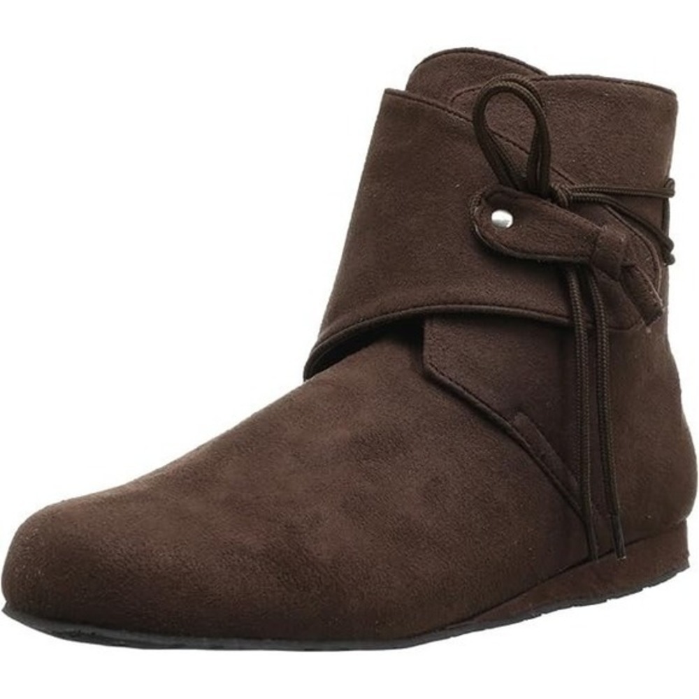 NWB Funtasma Men's Renaissance Slip-on Loafer Boot Brown Microfiber size 10-11